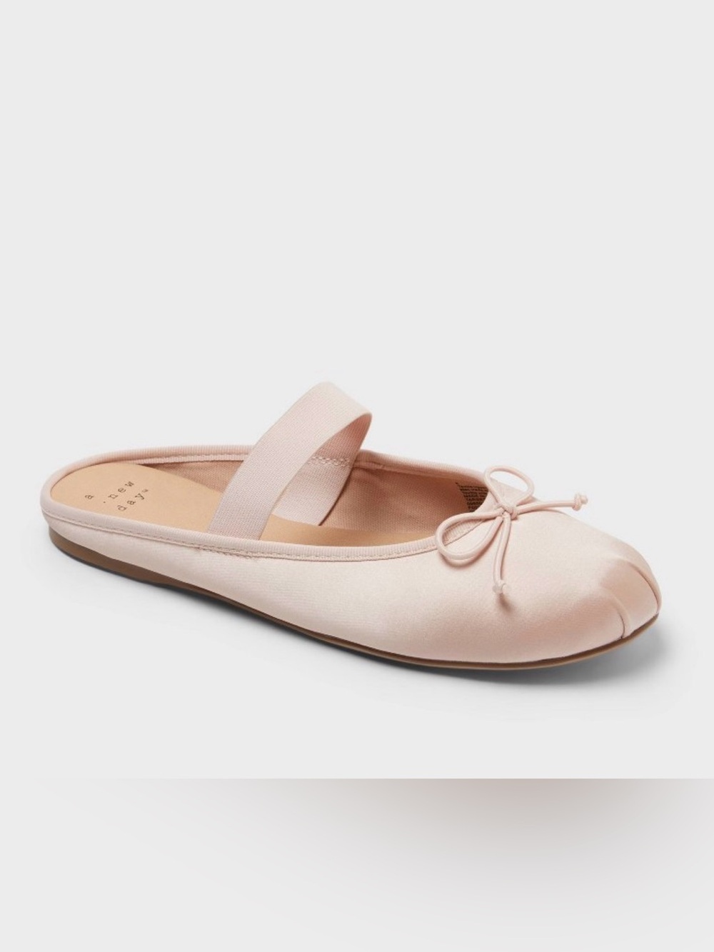 (NWOT) A New Day Women’s Ballet Flat with Strap in Light Pink